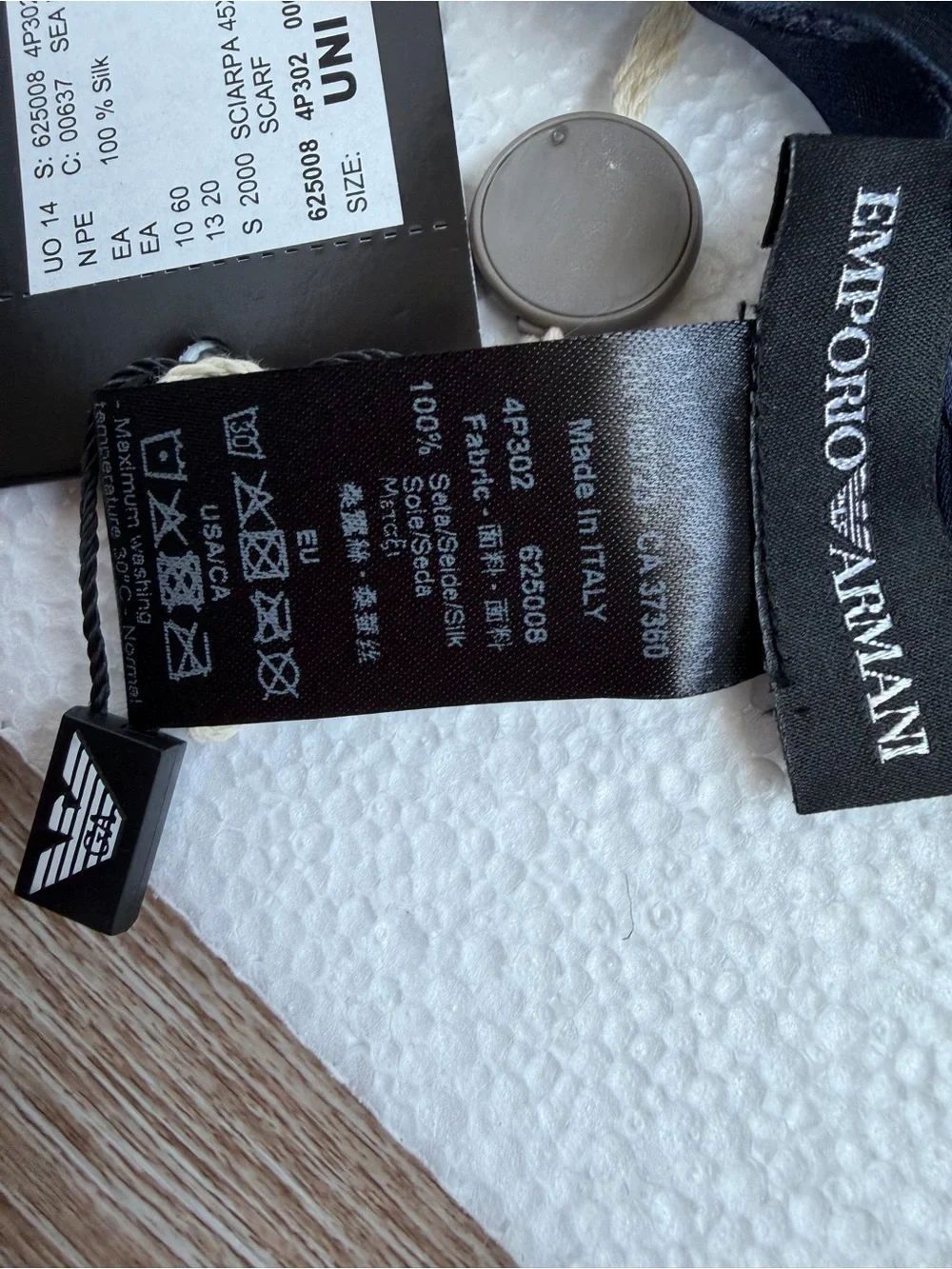 Emporio Armani roughly w17”